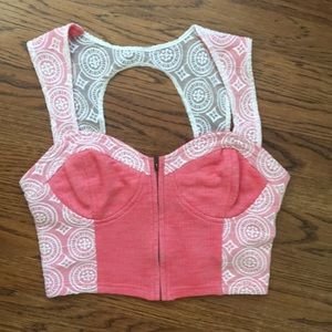 Pins and needles (urban outfitters) crop top